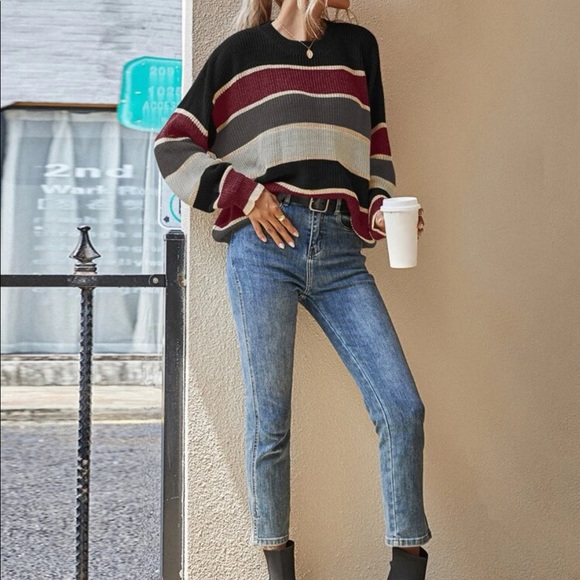 Boho striped sweater - Picture 5 of 5